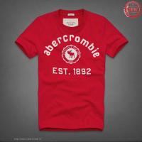 heren abercrombie korte tees est 1892 established new york rood Online Winkel ywtbg505